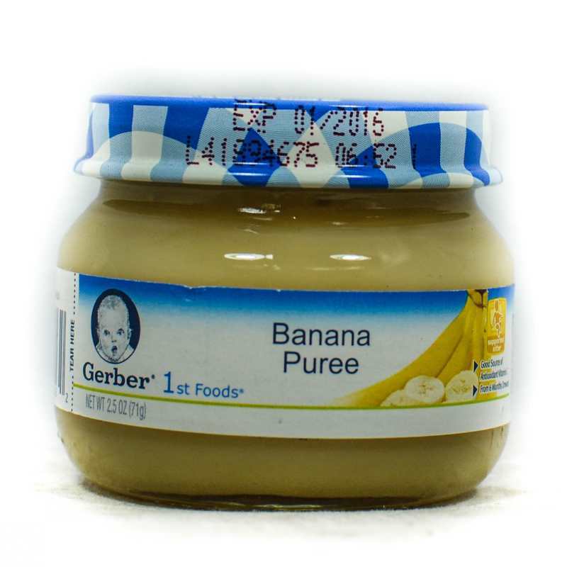 gerber banana puree