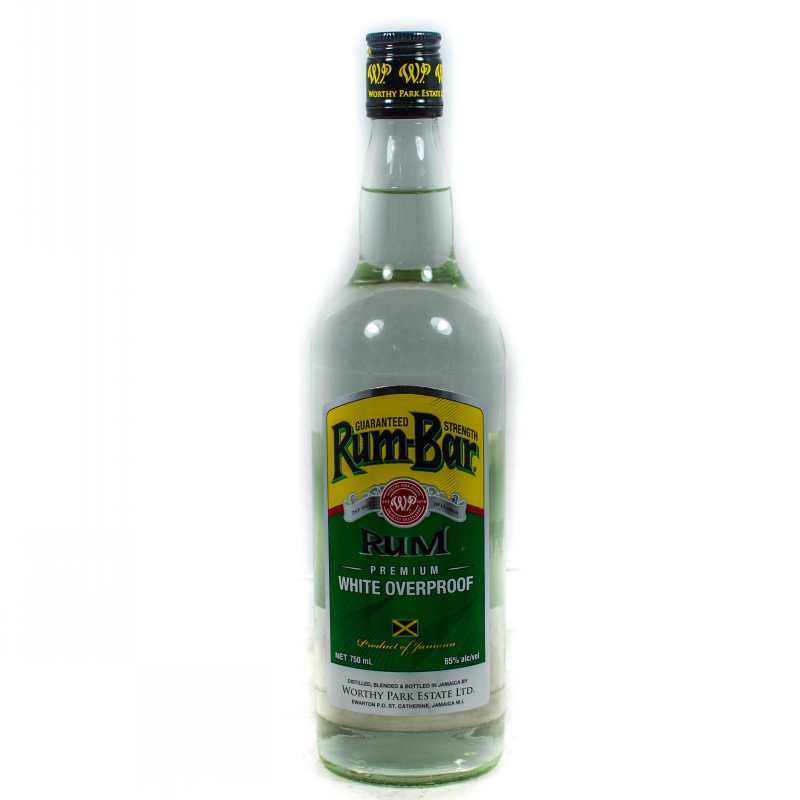 RUM BAR WHITE OVERPROOF RUM 750ML Grocery Shopping Online Jamaica