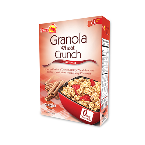 SUNSHINE GRANOLA WHEAT CRUNCH CINNAMON 400G Grocery Shopping Online
